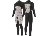 VISSLA Seven Seas 3.2mm neoprene wetsuit fullsuit with chest Zip black